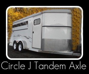 Circle J Tandem Axle Horse Trailer